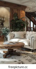 beige sofa
