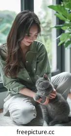 pet cat