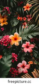 tropical flowers