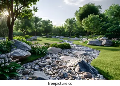 dry landscape garden