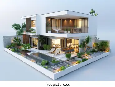 modern villa