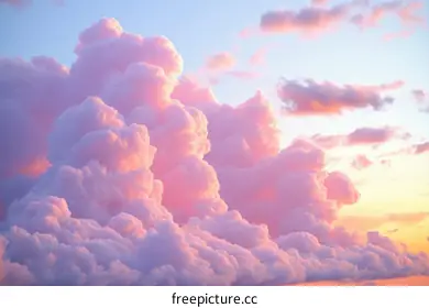 fluffy clouds