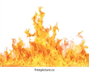 orange flames