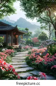Chinese courtyard