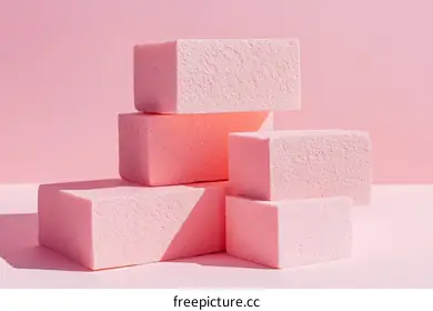 pink cubes