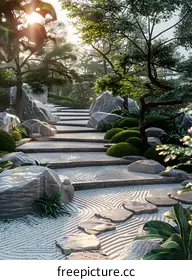 dry landscape garden