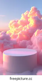 pink clouds