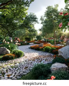 dry landscape garden