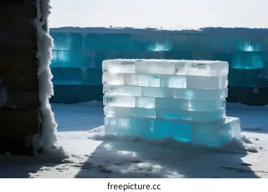 frozen water