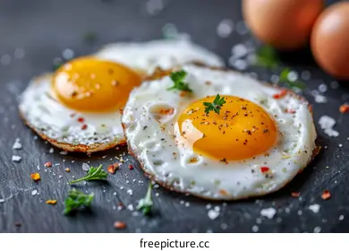 fried eggs