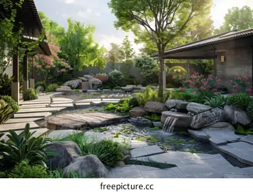 Garden landscape design