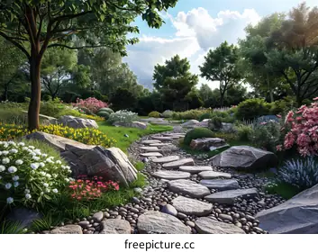 Garden landscape design