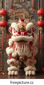 Lion Dance Head