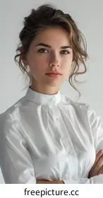 white blouse