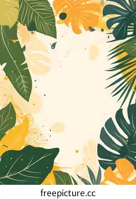 tropical leaves