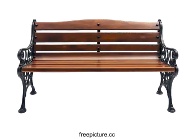 wooden bench