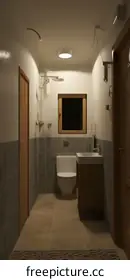 bathroom mirror