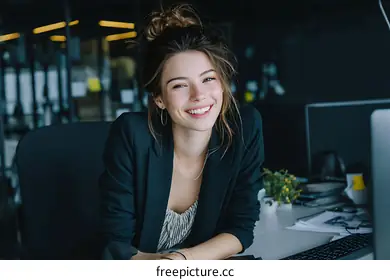 smiling woman